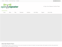 Tablet Screenshot of openrepeater.com